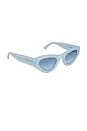 view 2 of 3 LUNETTES DE SOLEIL FOR LOVE & LEMONS in Pastel Blue & Blue Gradient