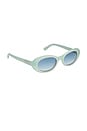 view 2 of 2 LUNETTES DE SOLEIL FOR LOVE & LEMONS in Pastel Sage & Blue Gradient