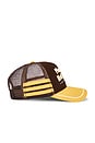 view 3 of 3 Please Do Not Disturb Trucker Hat in Brown