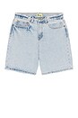 view 4 of 4 SHORT EN JEAN in Light Blue
