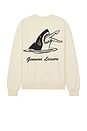 view 1 of 3 Shark Bite Crew Neck Sweatshirt in Antique