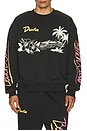 view 3 of 4 Beach Club Crewneck Sweater in Black