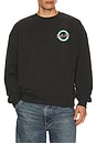 view 2 of 4 Talk Dirty Crew Sweatshirt in Black