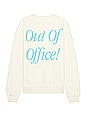 view 2 of 3 Out Of Office Crew Sweatshirt in White