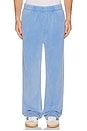 view 3 of 5 Wide Leg Sweatpant in Blue