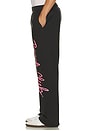 view 5 of 6 Beach Club Wide Leg Sweatpants in Black