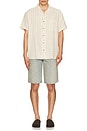 view 4 of 4 Textured Cotton Button Up Shirt in Antique