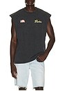 view 2 of 4 USA Leisure Muscle Tank in Black