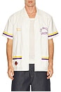 view 1 of 5 x Lakers Button Up Shirt in Off White