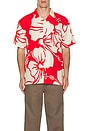 view 3 of 3 Trouble in Paradise Shirt in Red