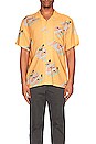 view 3 of 3 Beach Day Button Up Shirt in Banana