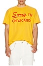 view 3 of 4 Airplane Mode Tee in Yellow