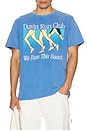view 3 of 4 Run Club Tee in Blue