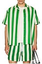 view 3 of 4 Traveler Button Up Shirt in Green
