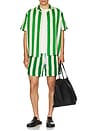 view 4 of 4 Traveler Button Up Shirt in Green