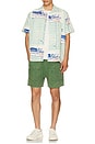 view 4 of 4 Bar Tab Button Up Shirt in White