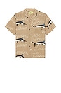 view 1 of 4 Dolphin Leisure Button Up Shirt in Brown