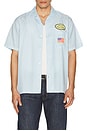 view 4 of 5 Worker Buttonup Shirt in Blue