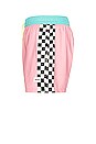 view 3 of 4 Beachside Checker Swim Short in Pink