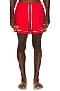 view 3 of 3 Recreation Swim Short in Red