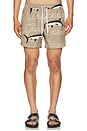 view 4 of 5 Dolphin Leisure Swim Shorts in Brown