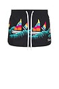 view 1 of 5 Sailing Tanning Swim Shorts in Black
