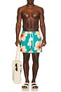 view 3 of 5 Bloom Swim Shorts in Green