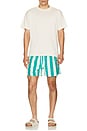 view 3 of 4 SHORT DE BAIN TRAVEL in Teal