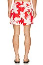 view 2 of 5 x Jimmy Buffett's Margaritaville Beach Club Swim Short in Red