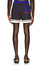 view 3 of 6 USA Leisure Swim Short in Black