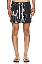view 1 of 6 Hurricane Palm Swim Short in Black