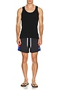 view 5 of 6 Side Block Swim Short in Black