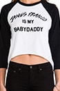 view 4 of 4 James Franco Is My Baby Daddy Tee in White
