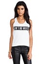 view 1 of 4 Ain't No Wifey Tank in White