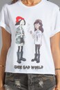 view 3 of 4 Sick Sad World Short Sleeve Tee in White