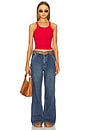 view 5 of 6 Teri Wide Leg Carpenter in Shane Indigo