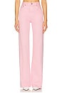 view 1 of 6 Dena Wide Leg Jeans in Orchid Pink