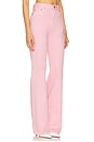 view 2 of 6 Dena Wide Leg Jeans in Orchid Pink