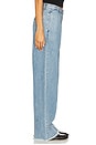 view 3 of 6 Blair Double Pleated Pant Jeans in Stone Wash Blue