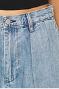 view 6 of 6 Blair Double Pleated Pant Jeans in Stone Wash Blue