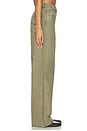 view 3 of 6 Teri Wide Leg Jeans in Olive Green