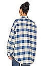 view 4 of 5 VESTE CHEMISE CPO SHIRT in Light Blue & Ecru Plaid
