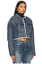 view 2 of 4 Oversized Cropped Denim Jacket in Eldon