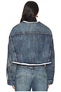 view 3 of 4 Oversized Cropped Denim Jacket in Eldon