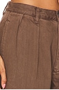 view 6 of 6 PANTALON DOUBLE PINCE BLAIR in Chestnut