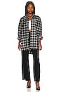 view 1 of 4 Button Front Shirt in Black Plaid