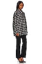 view 2 of 4 Button Front Shirt in Black Plaid