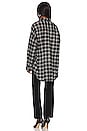 view 3 of 4 Button Front Shirt in Black Plaid