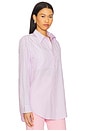 view 2 of 5 Boyfriend Shirt in Pink With Blue Stripe