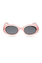 view 1 of 2 X Meredith Duxbury Duxbury Sunglasses in Cotton Candy Pink And Grey
